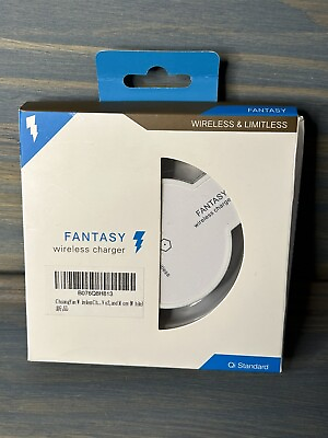 #ad NEW FANTASY QI WIRELESS WHITE CHARGER FOR IPHONE SAMSUNG amp; MORE $9.98
