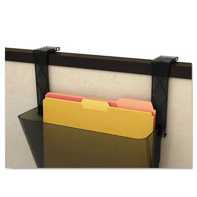 deflecto� Plastic Partition Brackets Set of Two Black $21.38