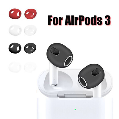 Ear Cap Ear Tips Earphone Cover Anti Slip Silicone Cover for AirPods 3 Headset $6.07