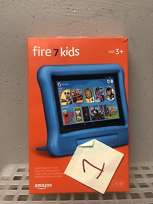 #ad Amazon Fire 7 Kids Edition 9th Generation 16GB Wi Fi 7in Blue New Sealed $69.99