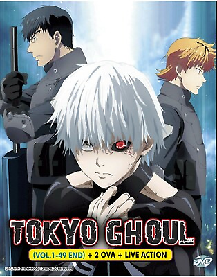 Anime DVD Tokyo Ghoul Season 1 4 Vol.1 49 End 2OVA Live Action English Dub $23.85
