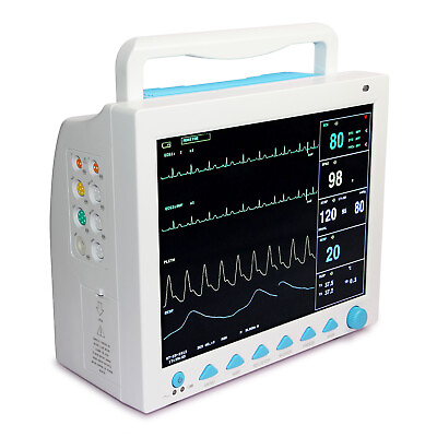 Hospital ICU Multi Parameter Vital Signs Patient monitor Cardiac Machine CMS8000 $599.00