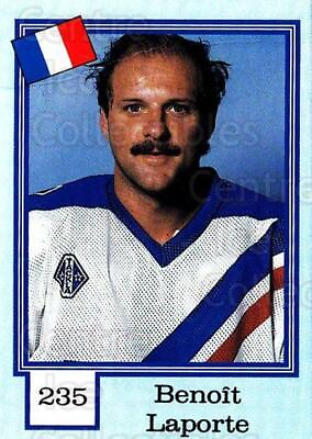 #ad 1992 Finnish Semic Stickers Snickers Backs #235 Benoit Laporte C $3.00