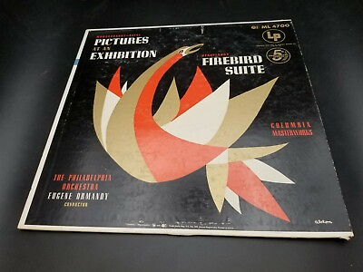 #ad Stravinsky Firebird Suite Pictures at an Exhibition Classical LP 33 RPM Record $11.96