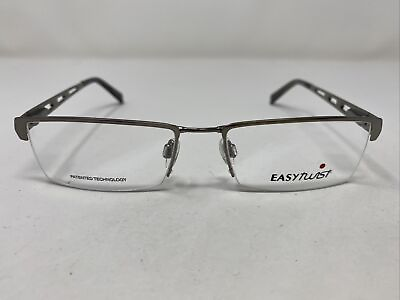 #ad Easy Twist ET865 20 53 17 135 Gunmetal Half Rim Metal Eyeglasses Frame 4832 $82.25