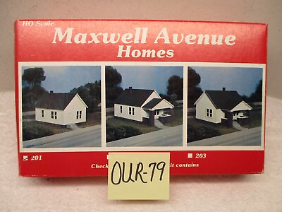 #ad RIX Products HO 201 Maxwell Ave Homes Kit home with no porch OUR79 $7.00