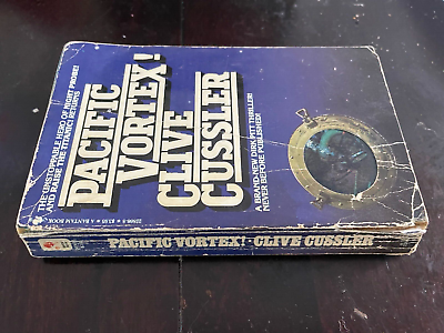 #ad Clive Cussler Pacific Vortex 1st Printing Keyhole Cover Vintage Paperback $9.99