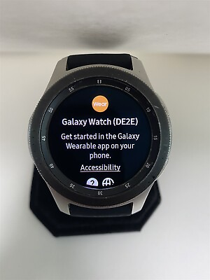 #ad Samsung Galaxy Watch 46mm SM R800 Bluetooth Smartwatch Black VERY GOOD $29.71