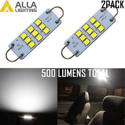 #ad Alla Lighting LED 44MM 561 Map Light Bulb Dome Light Interior Overhead Inside $11.98