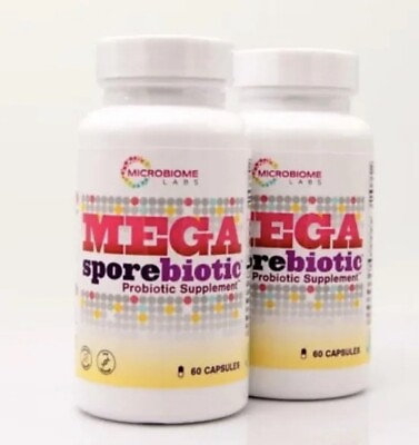 #ad Microbiome Labs Mega Sporebiotic 2 Pack 7 25 EXP $49.99