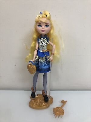 #ad Ever After High Blondie Lockes Doll With Accessories HTF $40.48