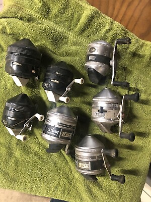 #ad Old Vintage Zebco 33 The Hawg 202 Fishing Reels Lot of 7 $89.00