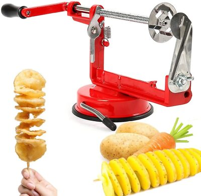 #ad Potato Spiral Slicer Cutter Twisted Manual Vegetable Steel Stainless Fry French $39.99