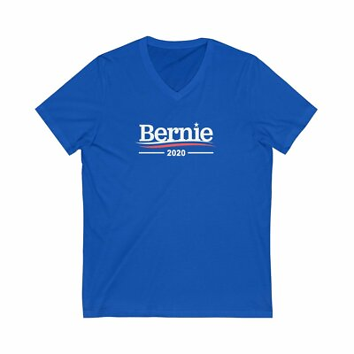 #ad Bernie 2020 V Neck Shirt Bernie Sanders 2020 Jersey Short Sleeve Uni Sex V Neck $28.00