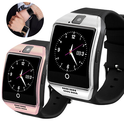 Touch Screen Smart Watch Camera SIM Memory Card Slot Bluetooth Call for Android $24.43