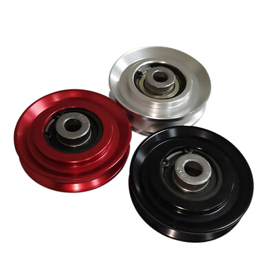#ad 70mm Aluminum Alloy Bearing Pulley Wheel Cable Gym Fitness Equipment Parts $13.33