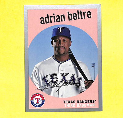 #ad 2018 Topps Archives #39 Adrian Beltre 22 99 Silver Parallel Card Rangers $3.99