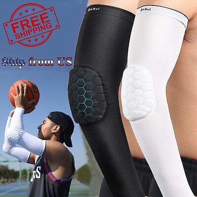#ad ON SALE Compression Arm Sleeve Armband Elbow Support Basketball Sports Elbow Pad $7.39