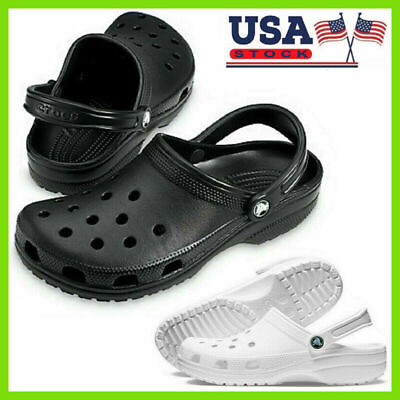 New Croc Classic Clog Unisex Slip On Women Shoe Light Water Friendly Sandals USA $24.89