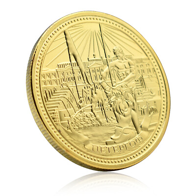 #ad Russia Gold Coin POCCHR Commemorative Medal Collectibles Souvenir Art Ornaments $3.61