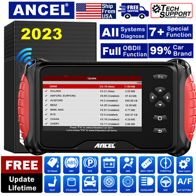 #ad Automotive Full System OBD2 Scanner ABS SRS TPMS Diagnostic Tool Oil EPB Reset $199.00
