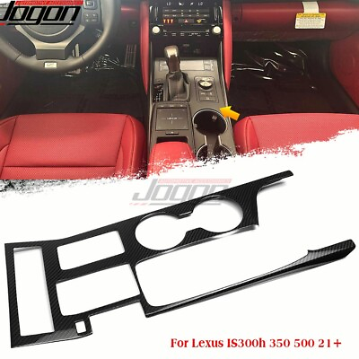 For Lexus IS300h IS350 IS500 F SPORT 2021 24 Carbon Console Gear Shift Box Panel $203.50
