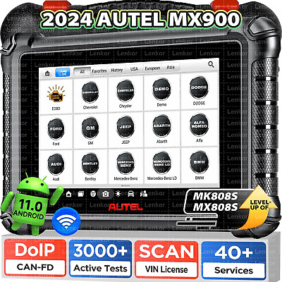 #ad 2024 Autel MaxiCheck MX900 Full Bidirectional Scanner Tool Upgraded MK808BT PRO $529.00