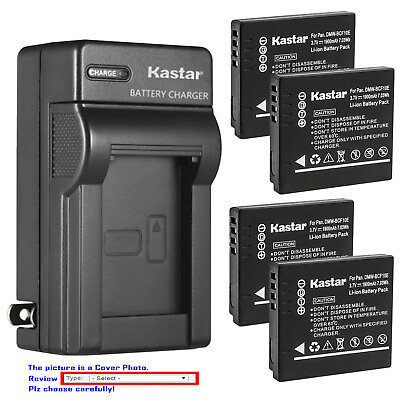 #ad Kastar Battery Wall Charger for Panasonic DMW BCF10 amp; Panasonic Lumix DMC FH22 $20.49