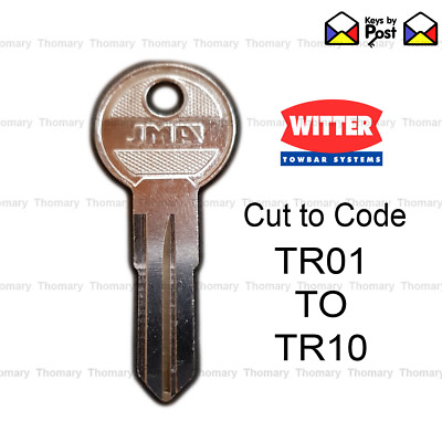 Witter Towbar Key TR01 TR02 TR03 TR04 TR05 TR06 TR07 TR08 TR09 TR10 GBP 3.25