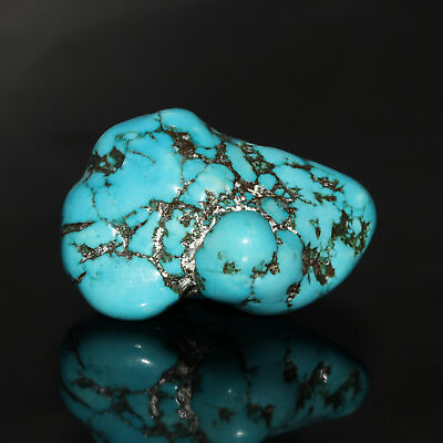 126.15 Ct Certified Arizona Mines Natural Blue Turquoise Rough Loose Gemstone $11.99