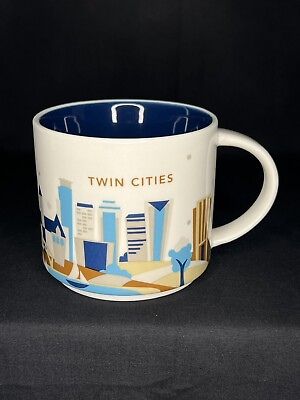 #ad Starbucks You Are Here Cup Mug TWIN CITIES Minneapolis St Paul Minnesota 14 oz $15.99