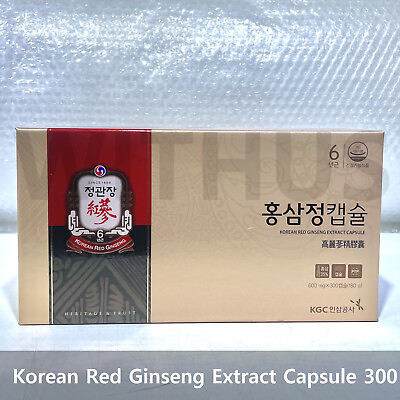 JUNG KWAN JANG Korean Red Ginseng Extract Capsule 300 600mg x 300 정관장 홍삼정캡슐 $123.59