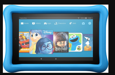 #ad Amazon Fire HD 8 Kids Edition 8th gen 32 GB Blue $84.99