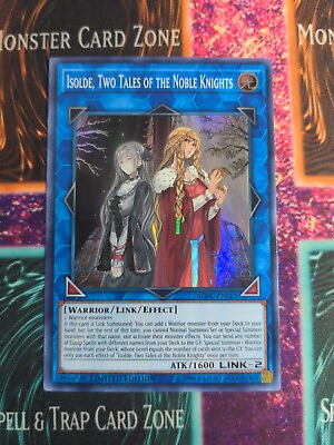 Yu Gi Oh Isolde Two Tales of the Noble Knights SOFU ENSE1 Limited Super NM $3.25