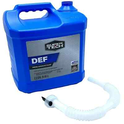 #ad SuperTech Diesel Exhaust Fluid 2.5 Gallon Bottle 25 lb 9 in H 1 Count $12.99