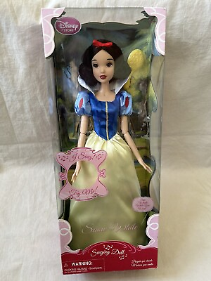 #ad Disney Store Singing Doll Snow White Princess 17quot; Doll New in Box $99.95