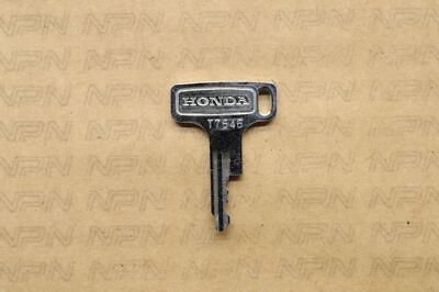 #ad NOS Honda OEM Double Groove Ward Cut Ignition Switch amp; Lock Key T7546 $15.00