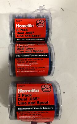 Homelite Electric String Trimmer 0.065 in. Replacement Spools 9 Pack $29.99