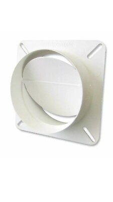Deflecto Plastic Dryer Vent Draft Blocker 4in Diameter White BD04 $10.99