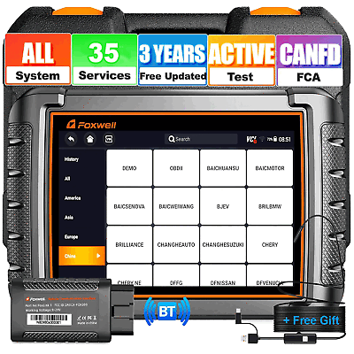 FOXWELL NT809 BT Bidirectional All System Car OBD2 Scanner Diagnostic Scan Tool $294.46