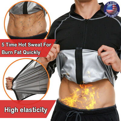 #ad Neoprene Ultra Tops Body Shaper Sauna Sweat Suit Gym Sports Tops For Women Men $29.99