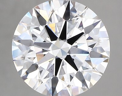 Lab Created Diamond 4.17 Ct Round D VS2 Quality Ideal Cut IGI Certified Loose $3123.40