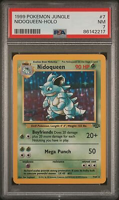 #ad PSA 7 Nidoqueen Holo #7 1999 Pokemon Jungle 86142217 $39.99
