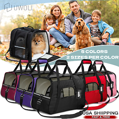#ad Pet Dog Cat Carrier Soft Sided Comfort Bag Travel Tote Case Airline Approved US $20.56