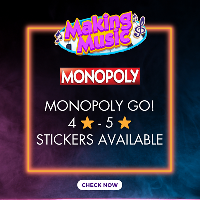 #ad Monopoly Go 4⭐ 5⭐ Star Stickers ⭐ Any Sticker Available Cheap🔥SUPER FAST⚡ $5.99