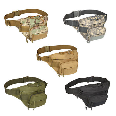 #ad Tactical Utility Waist Pack Pouch Military Camping Hiking Outdoor Fanny Belt Bag $20.45