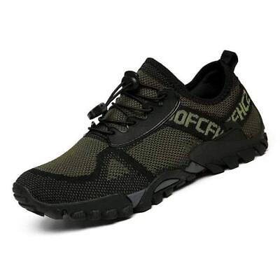 #ad Hiking Shoes Men Women Outdoor Sports Shoes Non Slip Breathable Sneakers Low ... $51.74
