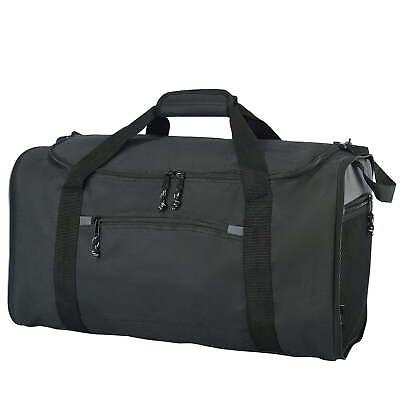 #ad 20quot; Collapsible Sport and Travel Duffel Bag Black $13.04