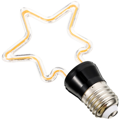 #ad Decoration Bulb Lamp Decorative Light Bulb Star Shape Light Bulb $9.48