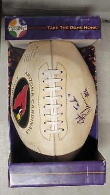 #ad Arizona Cardinals Jake Plummer SNAKE Autographed Football $35.00